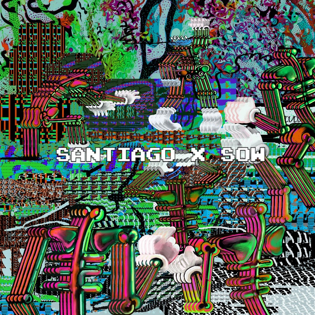 COLLAB TTIIMMEESS, digitale Arbeit von Mamadou Sow, 2024, Bild 1